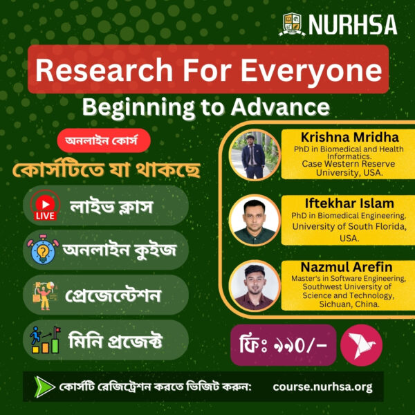 Research For Everyone (Batch 04) Unpaid